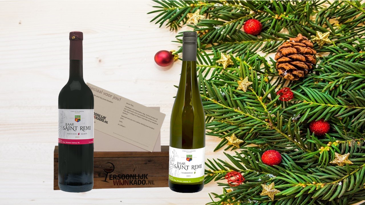 Limburgs kerstpakket Chardonnay & Pinot Noir